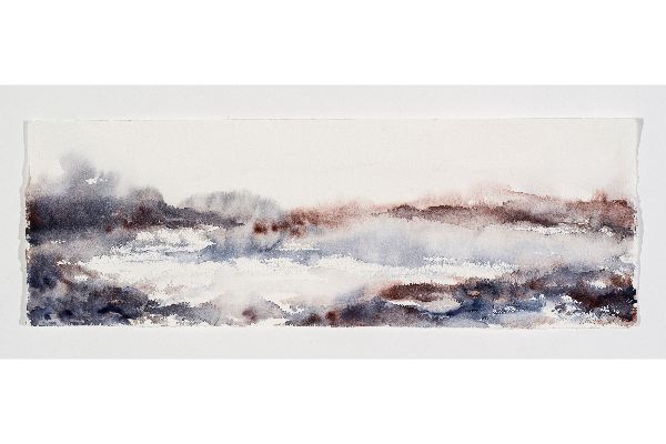 Making Space III, watercolour on Fabriano Artistico, 22x8 in.